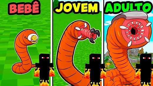 从幼虫到成虫 我在Minecraft里养成了阿托斯蚯蚓 - Athos