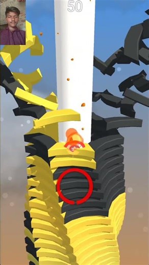 stack boll gameplay part 3 #shortsfeed #stackball