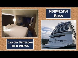 NCL BLISS BALCONY STATEROOM TOUR #9786