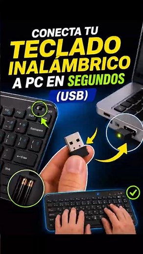 Connect Wireless Keyboard to PC in seconds (USB)