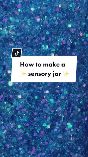 How to Create a Glittery Sensory Jar Tutorial