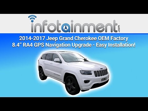 2014-2017 Jeep Grand Cherokee - Factory 8.4" RA4 GPS Navigation Upgrade! Easy Plug & Play Install!