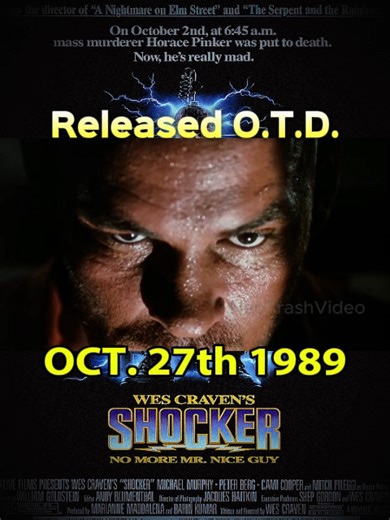 A psychotic serial killer is finally caught thanks to a high school football player who has a strange connection to the killer. Right before getting executed, he performs a demonic ritual and uses electricity to come back from the dead. #shocker #wescraven #horror | Neo Trash Video | Facebook