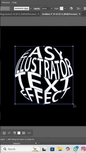 Insane Envelope Distort Text Effect in Illustrator | Mind-Blowing Typography Trick!