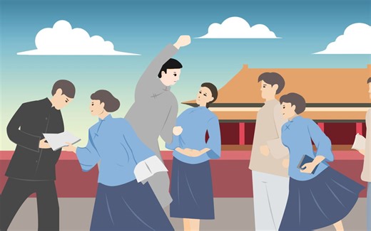 五四运动百年再回首，缅怀峥嵘岁月，重燃五四之魂！