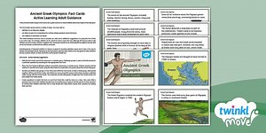 Ancient Greek Olympics Fact Cards