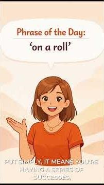 Stop Saying “Very Successful”! Say “On a Roll” Instead | Eazy English #dailyenglish #phraseoftheday