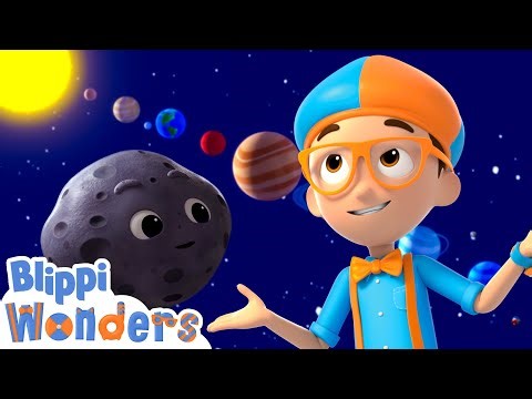 Learn the Solar System | Blippi Wonders | Science Cartoons For Kids| Moonbug Kids - Our Green Earth