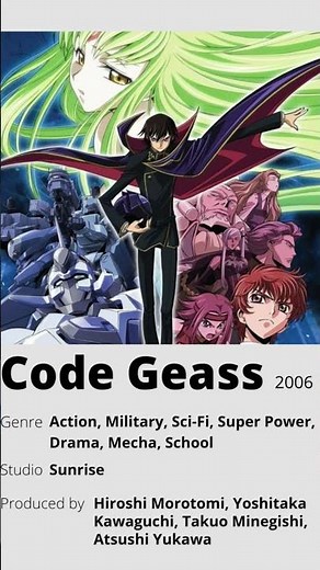 "Код Гиас" (Code Geass: Lelouch of the Rebellion, Code Geass: Hangyaku no Lelouch) #anime #аниме