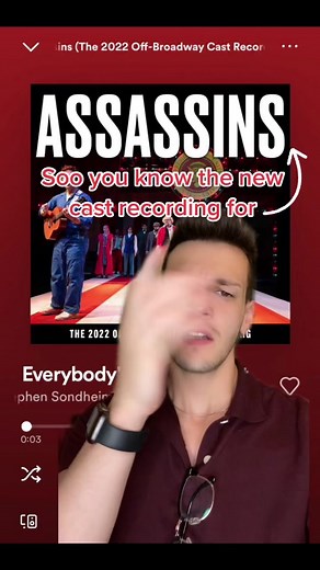 Assassins Musical Cast Recording by Ethan Slater Off-Broadway