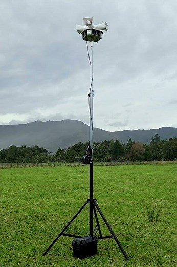 The 12S Bioacoustic Unit -commercial bird deterrent