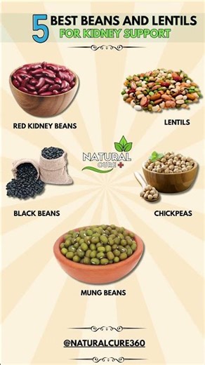 5 Best Beans and Lentils for Kidney Support | Natural Cure +