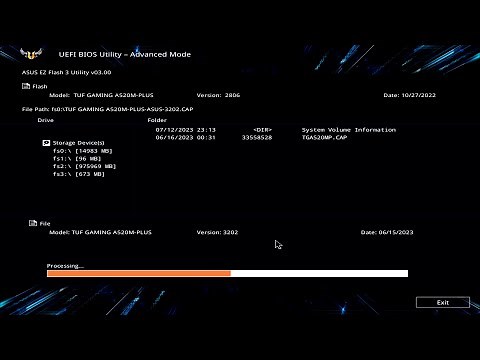 How To Update Bios Asus TUF GAMING A520M-PLUS