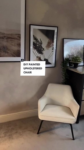 Upcycling Red Upholstered Chair with Dixie Belle Paint