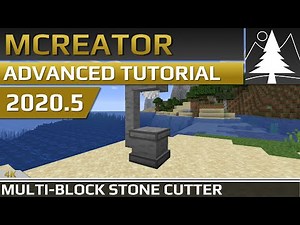 MCreator: Multi-block Stone Cutter Station | Tutorial 2020.5