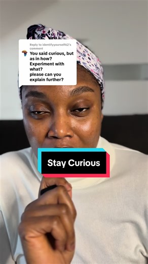 Replying to @identifyyourself62 Curiosity keeps creativity alive. When you stop experimenting, you stop discovering your rhythm. Even tiny changes, new captions, angles, tones, or timing, teach you something. What’s one thing you could test this week?