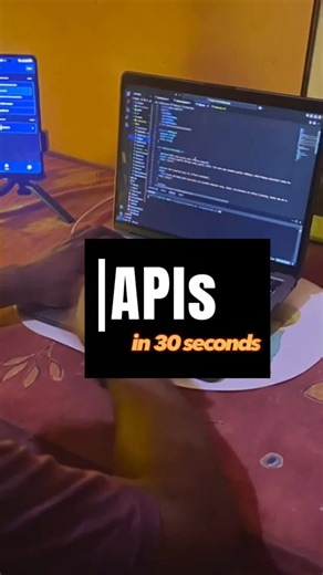 APIs are how apps talk to each other. A 30-second explanation, no fluff. #APIs #Websites
