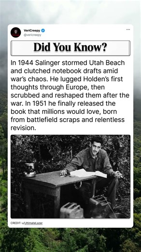 J D Salinger Normandy Writer #godofwar #vikingsseason5#vikings #shorts
