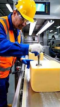 Inside a Modern Cheese Factory | From Fresh Milk to Cheese Blocks (Full Process)