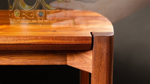 A dining table fit for a woodwork king