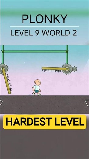 Plonky Level 9 World 2 🙀 #gaming #gameplay #shorts #plonky