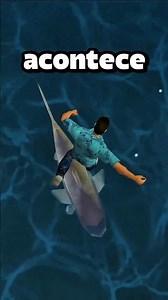 This Happens If We Fall on a SHARK in All GTAs! 😨 #gta #gta5 #gtashorts