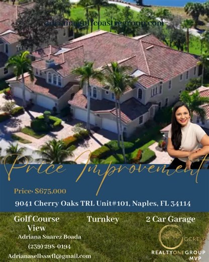 Adriana Suarez Boada on Instagram: "🏌️‍♂️ Turnkey Golf Course Living in Fiddler’s Creek 🏡 Located on the 8th hole of the prestigious Rookery Golf Club, this beautifully updated turnkey residence lets you move right in and start enjoying the Fiddler’s Creek lifestyle from day one. This light-filled home features an open layout, plank tile flooring, crown molding, and a stunning stone accent wall in the dining area. The fully renovated kitchen offers a large island, gas cooking, stainless steel 