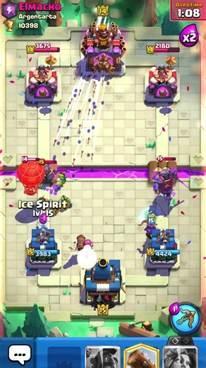 Outplaying a braindead deck with pure skill cycle. #clashroyale #decks #cycle #skill