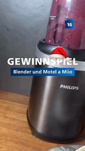 🎁 Gewinnspiel: 1x Standmixer 5000 HR2767/00 & 1x @motelamiio Areia Geschirr-Set Sand 16-teilig! 😍 Heute auf unserer To-You-Liste: Dein fruchtiger Zaubertrank. So bringt dich nichts aus der Fassung. 🍓🍌💃 Wie du teilnehmen kannst? 👇 1️⃣ Folge @philiphshomelivingdach & @motelamiio auf Instagram, 2️⃣ Markiere eine Person in den Kommentaren & 3️⃣ Like diesen Beitrag. ➕ Teil diesen Post per Story, um dir ein Extra-Los zu sichern. 📝Teilnahmeschluss ist der 21.12.2025, 23:59 Uhr. Die Gewinner werd