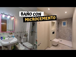 A trick to renovate your bathroom without construction, easily and quickly with microcement.