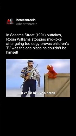 Sesame Street (1991): Robin Williams Goes Off Script