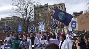 Threats to science? These protesters say they want President Donald J. Trump to recognize evidence of climate change and take action on environmental issues. http://bit.ly/2m19oUd | WCVB Channel 5 Boston