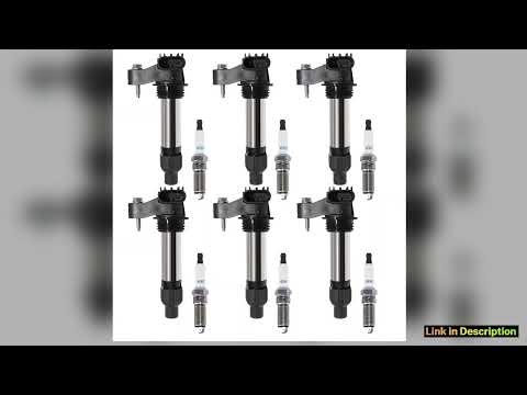6pcs Ignition Coil Set For CHEVROLET CAMARO 36L 2013 CAPTIVA 30L CADILLAC CTS SRX XTS GMC ACADIA TE