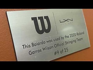 Wilson Baiardo Roland Garros 2020 Limited Édition Stringing Machine
