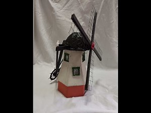 Scale model Dutch windmill. How to make.