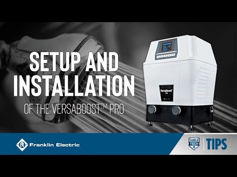 How To Install and Setup the Franklin Electric VersaBoost Pro