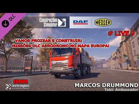 Construction Simulator - Mapa Europa - DLC Aeródromo! FINAL - Batendo um papo! Parte 3