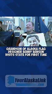 Daren Herman, grandson of Alaska flag designer Benny Benson, received a warm welcome on his first trip to Alaska. He’s in town to accept an honorary doctorate from Alaska Pacific University. Locals say it’s a symbolic moment of honoring history. #BennyBenson #AlaskaFlag #DarenHerman #AlaskaHistory #YourAlaskaLink #AlaskaPacificUniversity #Unalaska #CulturalHeritage | Your Alaska Link TV