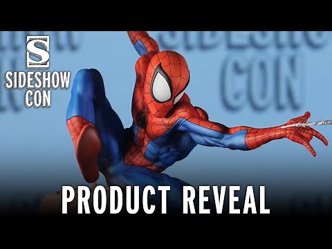 Spider-Man Premium Format Figure Marvel Statue Reveal | Sideshow Con 2022