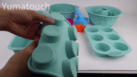 32 Pieces Silicone Baking Pans Set, Nonstick Bakeware Set for Kitchen Oven, Silicone Cake Molds, Round/Square Cake Pan, Baking Sheet, Loaf Pan, Donut Muffin Pans