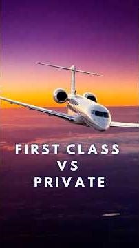 First Class vs Private Jet: The Real Difference Is Time