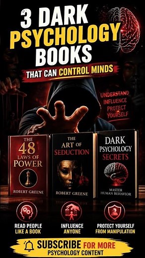 top 3 manipulation Books That Can Control Minds 😳 #darkpsychology #psycholgyfacts