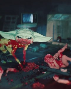 beeple on Instagram: "STRAY BABY YODA ROBOT DOGS"