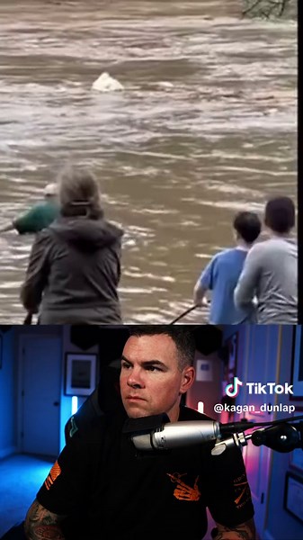 At great risk to his own life, a man saved a woman drowning in hurricane helene floodwaters. Shirt by @GruntStyle