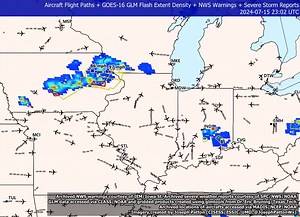 Awesome video of the Derecho last week and air traffic control navigating the planes around the storms across northern Illinois shared by Joseph Patton. #ilwx | Northern IL Severe Weather