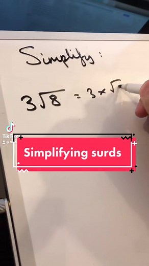 GCSE Surd Math Lesson: Simplifying Surd Questions Tutorial