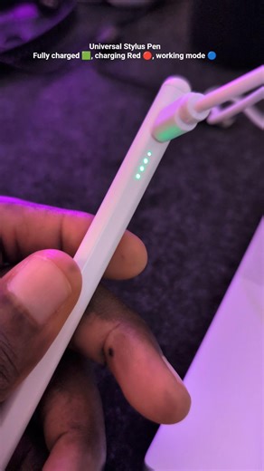 Universal Stylus Pen Indicator Light and meaning