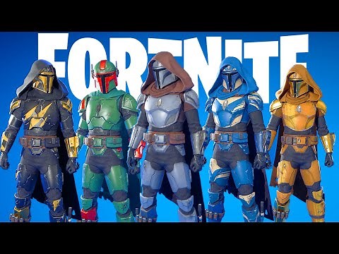 I Tried Every Mandalorian Warrior Skin with JEDI HOOD in Fortnite!