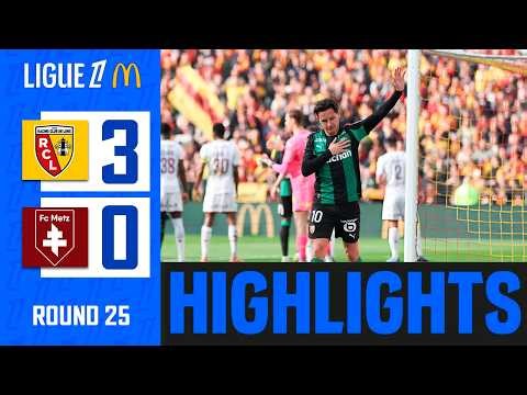 Lens vs Metz | 3-0 | Highlights | Ligue 1 2025/26 | lens metz