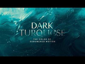 Dark Turquoise: The Color of Submerged Light and Living Energy